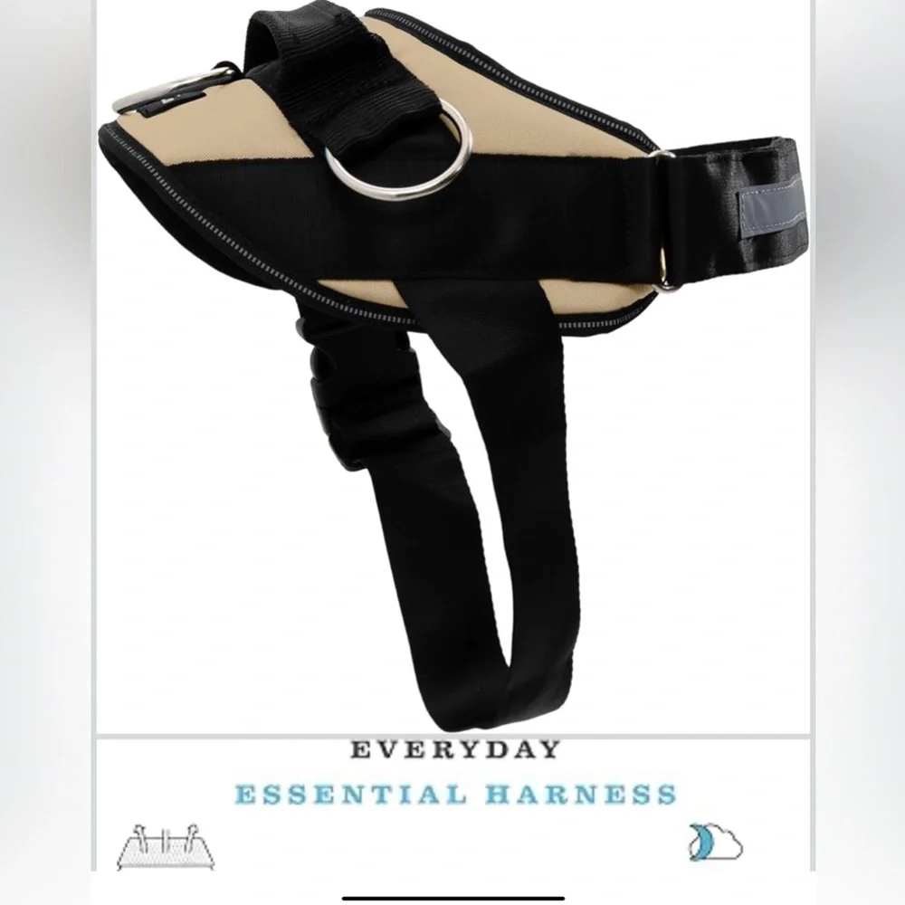 Shawn and co Black and Tan Dog Harness. A - Picture 1 of 8
